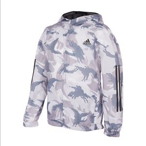Adidas Boys Lightweight Windbreaker NWT